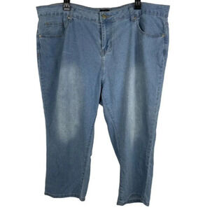Simply Emma Women‎ Stretch Capri Jeans Size 18W